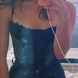 Black urban outfitters corset